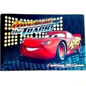 5 for $25! VINTAGE! Disney/Pixar "Cars" Collectible/Reusable/Plastic/Placemat!